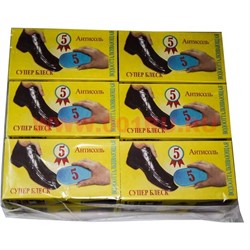 Губка для обуви "Лоск 5 Антисоль", цена за 12 шт - фото 49456