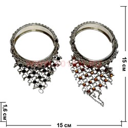 Браслеты индийские металлические - фото 50859