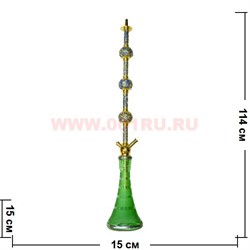 Кальян Art Kalyan 114 см 3 шара полный комлект, цвет в ассортименте - фото 51122