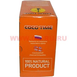 Уголь для кальяна Coco Time кокосовый 108 шт 1 кг - фото 51252
