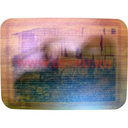 Доска разделочная бамбуковая 21х29 см, рисунки в ассортименте - фото 53315