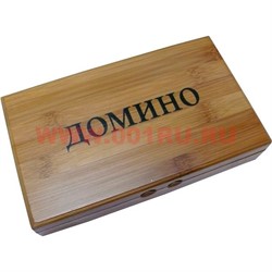 Домино в бамбуковой коробке - фото 53377