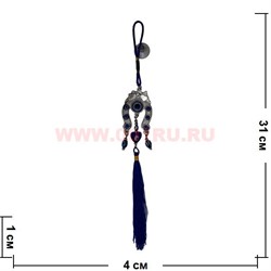 Амулет «подкова сглаз сердце» в машину на присоске - фото 53926