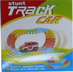 Машинка с дорогой Stunt Track Car - фото 54102