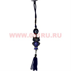 Амулет «сова + сглаз маленький» в машину на присоске - фото 54341