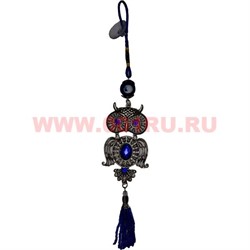 Амулет «сова ажурная сглаз» в машину на присоске - фото 54411