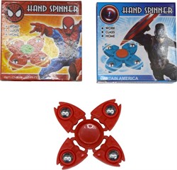 Hand Spinner Супергерои 4 лопасти с шариками - фото 54654