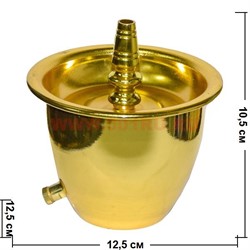 Чаша для льда для кальяна с резьбой "Фараон" - фото 54737