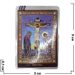 Православный амулет Иконка (188) Голгофа в бумажник цена за 100 шт - фото 54772