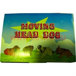 Собака с качающейся головой (12 шт\уп) большая, цвета миксом - фото 54815
