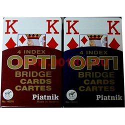 Карты для покера Piatnik Opti №141911 Large Index (Австрия) - фото 55246
