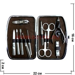 Набор маникюрный Paston (779) средний 10 предметов в коже - фото 56105