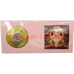 Конверт денежный «Ганеша» с монетой 1 рупия 10 шт (рисунки и цвета в ассортименте) - фото 56516