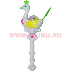 Игрушка светяшка-крутяшка "павлин" со звуком - фото 56784