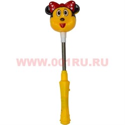 Игрушка на пружинке светящаяся "Микки Маус" цена за 12 шт - фото 56822