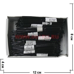 Шпильки черные (SDR-3) 3 размер 80 мм цена упаковку 500 шт - фото 57277