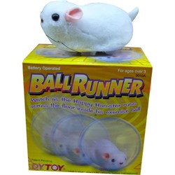 Мышь в шарике бегающая (24шт\кор) - фото 57366