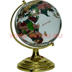 Кристалл "Глобус цветной" 11 см 75 мм (HN-568) 48 шт/кор - фото 58132