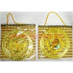 Панно на стену христианское (HN-1031) бамбук 23х20 см (размер без бахромы) 5 видов - фото 58202