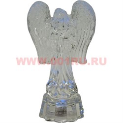 Ангелочек с подсветкой 12,5 см стеклянный - фото 58278