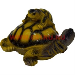 Черепаха двойная полистоун (HN-621) большая 9х13 см (48 шт/кор) - фото 58808