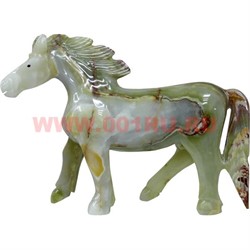 Конь из оникса (14 дюймов) 36 см длина - фото 60246