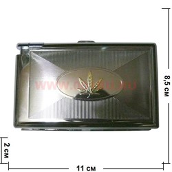 Портсигар с зажигалкой на 12-20 сигарет в ассортименте - фото 60404