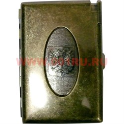 Портсигар с зажигалкой на 12-20 сигарет в ассортименте - фото 60406
