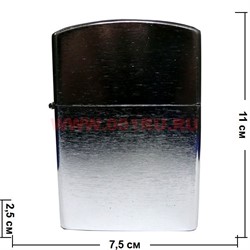 Зажигалка бензиновая настольная большая под "Zippo" - фото 60414