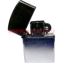 Зажигалка бензиновая настольная большая под "Zippo" - фото 60415