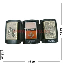 Зажигалка бензиновая Baixin в ассортименте - фото 60503