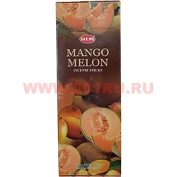 Благовония HEM "Mango Melon" (манго и дыня) 6 шт/уп, цена за уп - фото 60626