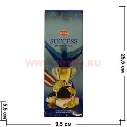 Благовония HEM "Success" (успех) 6 шт/уп, цена за уп - фото 60633