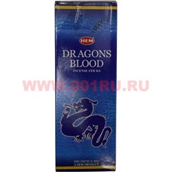 Благовония HEM "Dragons Blood" (кровь дракона) 6 шт/уп, цена за уп - фото 60659