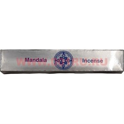 Благовония тибетские Mandala серебрянные 45 палочек безосновные - фото 60661