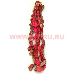 Нитка бусин варисцит розовый цена за 1 нитку, натуральный камень - фото 60695