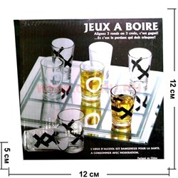 Игра «Пьяные крестики-нолики» круглые стопки малые - фото 61242