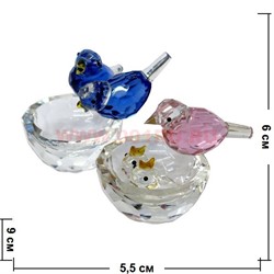 Кристалл "Птички на гнезде" - фото 61347