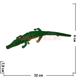 Игрушка заводная «Крокодил» 30 см - фото 61380