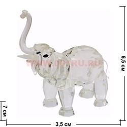 Кристалл "Слоники" набор из 7 штук - фото 61936