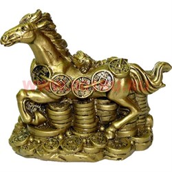 Лошадь на деньгах с жабой (906) 10 см - фото 62079