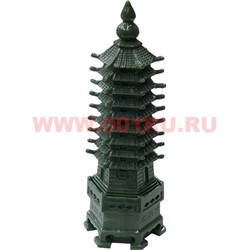 Пагода Феншуй под нефрит 21 см - фото 62144