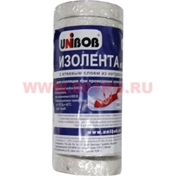 Изолента из ПВХ Юнибоб (клей каучук) белая 15 мм 20 м, цена за 10 шт (Unibob) - фото 62244