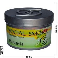 Табак для кальяна Social Smoke 250 гр "Margarita" (USA) коктейль маргарита - фото 62918