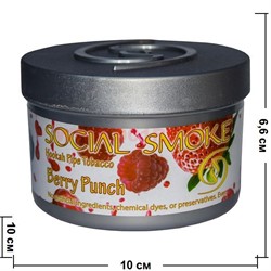 Табак для кальяна Social Smoke 250 гр "Berry Punch" (USA) малина клубника - фото 63210