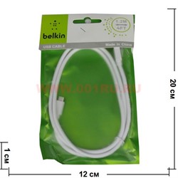 Кабель для Самсунг (Samsung)  "Belkin" цвет белый - фото 64315