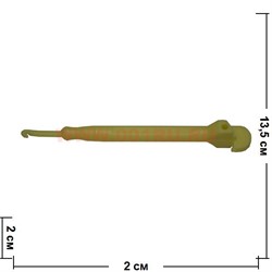 Крючок для плетения браслетов пластмассовый - фото 64682