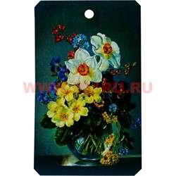 Доска разделочная "Цветы в вазе" в ассортименте - фото 64955