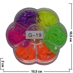 Набор резиночек Лум Бэндс (G-19) малый 300 резиночек - фото 65064