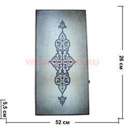 Шахматы деревянные из клена 52х52 см доска (рисунки в ассортименте) - фото 65164